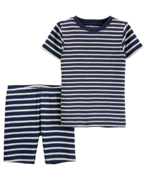 Carter's Toddler Boys or Girls 2 Piece Striped Snug Fit Pajama Set