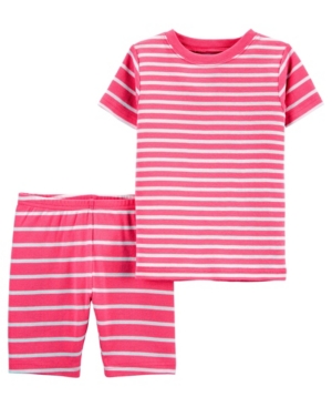 Carter's Toddler Boys or Girls 2 Piece Striped Snug Fit Pajama Set