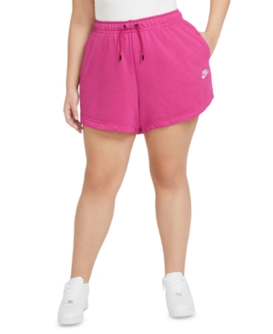 NIKE PLUS SIZE WOMEN'S ESSENTIAL FRENCH TERRY SHORTS