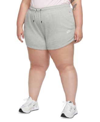 macys plus size nike shorts