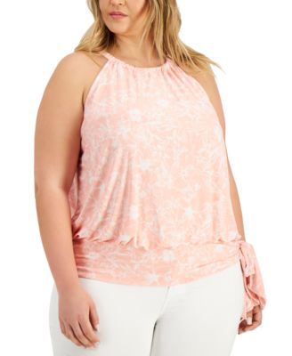 INC International Concepts - Plus Size Halter Top