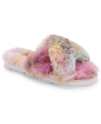 Dolce Vita Pillar Crossband Plush Slippers Macy's