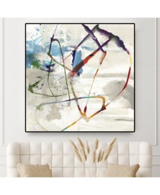 Playful Intent II Oversized Framed Canvas, 45" x 45"