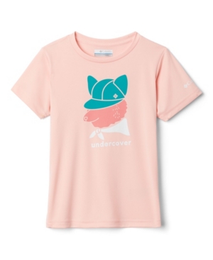 Little and Big Girls Petit Pond Graphic Short Sleeves T-shirt