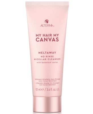 Alterna - My Hair My Canvas Meltaway No-Rinse Micellar Cleanser, 3.4-oz.