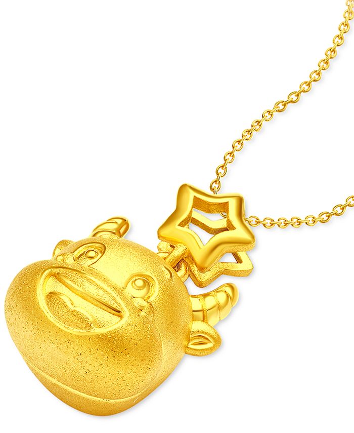 Chow Tai Fook Year of the Ox Charm Pendant in 24k Gold Macy's