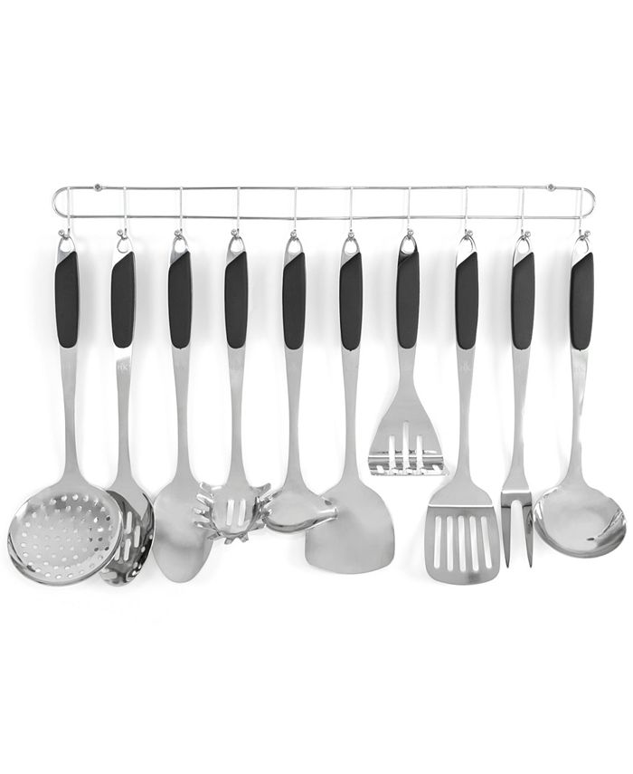 Hell's Kitchen 10Pc. Kitchen Tool Set & Rack Macy's