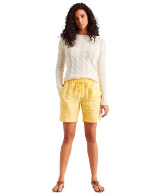 ralph lauren womens linen shorts