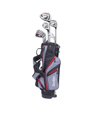 Hot Launch 9-12 yrs Red Junior Right Hand Golf Set - Red / Right Hand