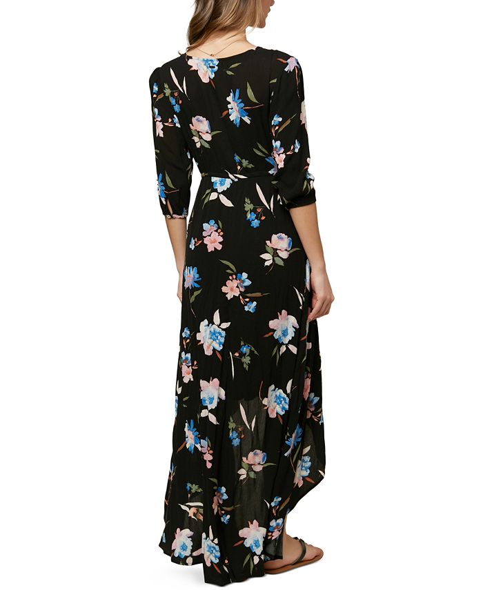O'Neill Juniors' Boyce Floral-Print Maxi Dress - Macy's