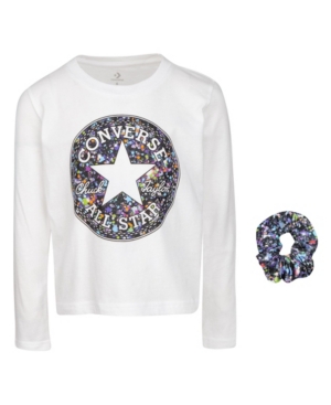 Converse Big Girls Logo Long Sleeve Shirt