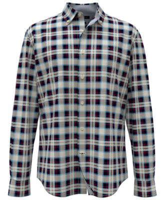 Tommy Hilfiger - Men's Ogilvie Classic-Fit TH Flex Stretch Tartan Shirt