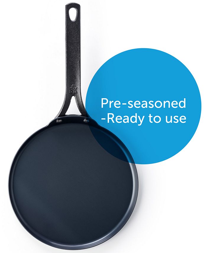 GreenPan BK Black Steel 10" Pancake Pan Macy's