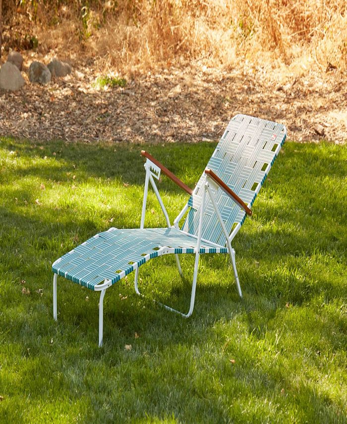 Outdoor Spectator Classic bed Folding Chaise Lounger Camp/Lawn Chair