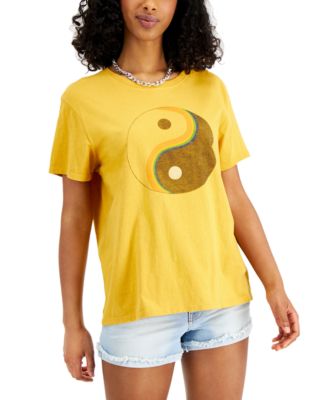 yellow gold womens tops