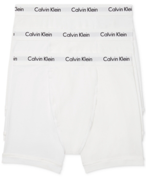 Calvin Klein Men's 3-Pack Cotton Stretch Boxer Briefs