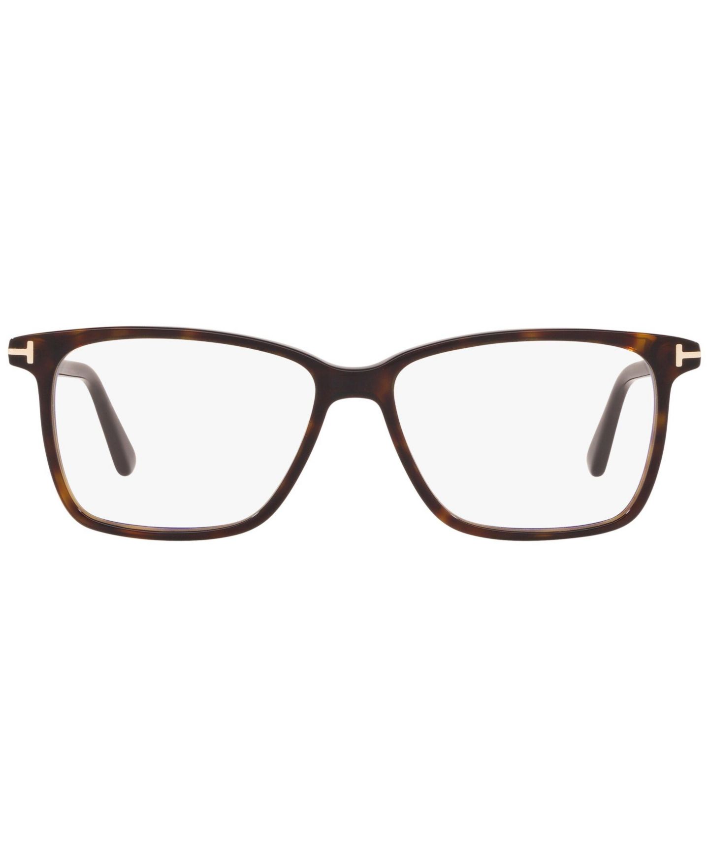 Мужские очки Tom Ford Man Irregular Plastic FT5478-B Eyeglasses, цвет: Коричневый гавана — фото 2