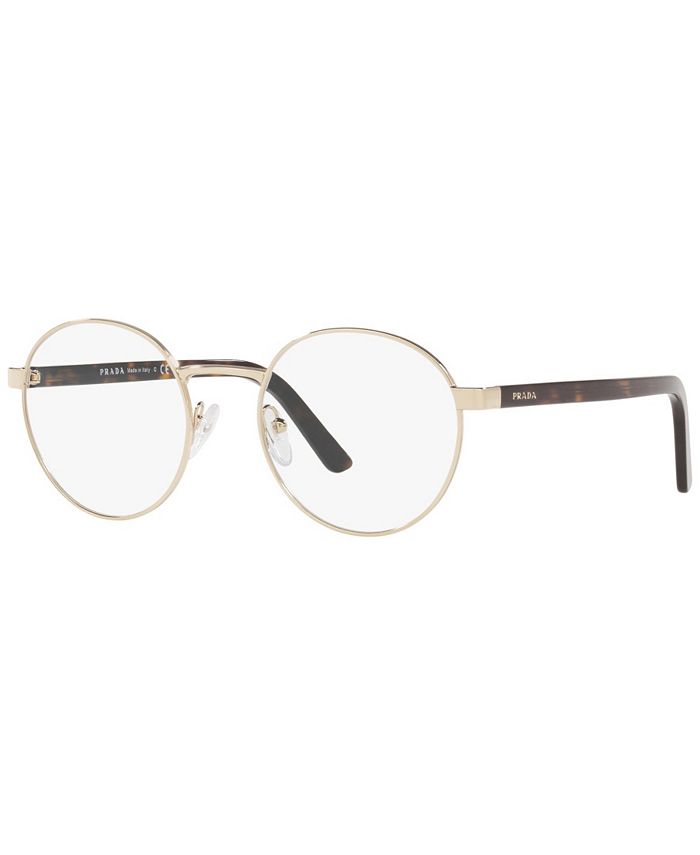 PRADA PR 52XV Women's Round Eyeglasses & Reviews - Eyeglasses by  LensCrafters - Handbags & Accessories - Macy's