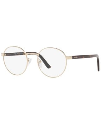 Prada PR 52XV Women's Round Eyeglasses - Macy's