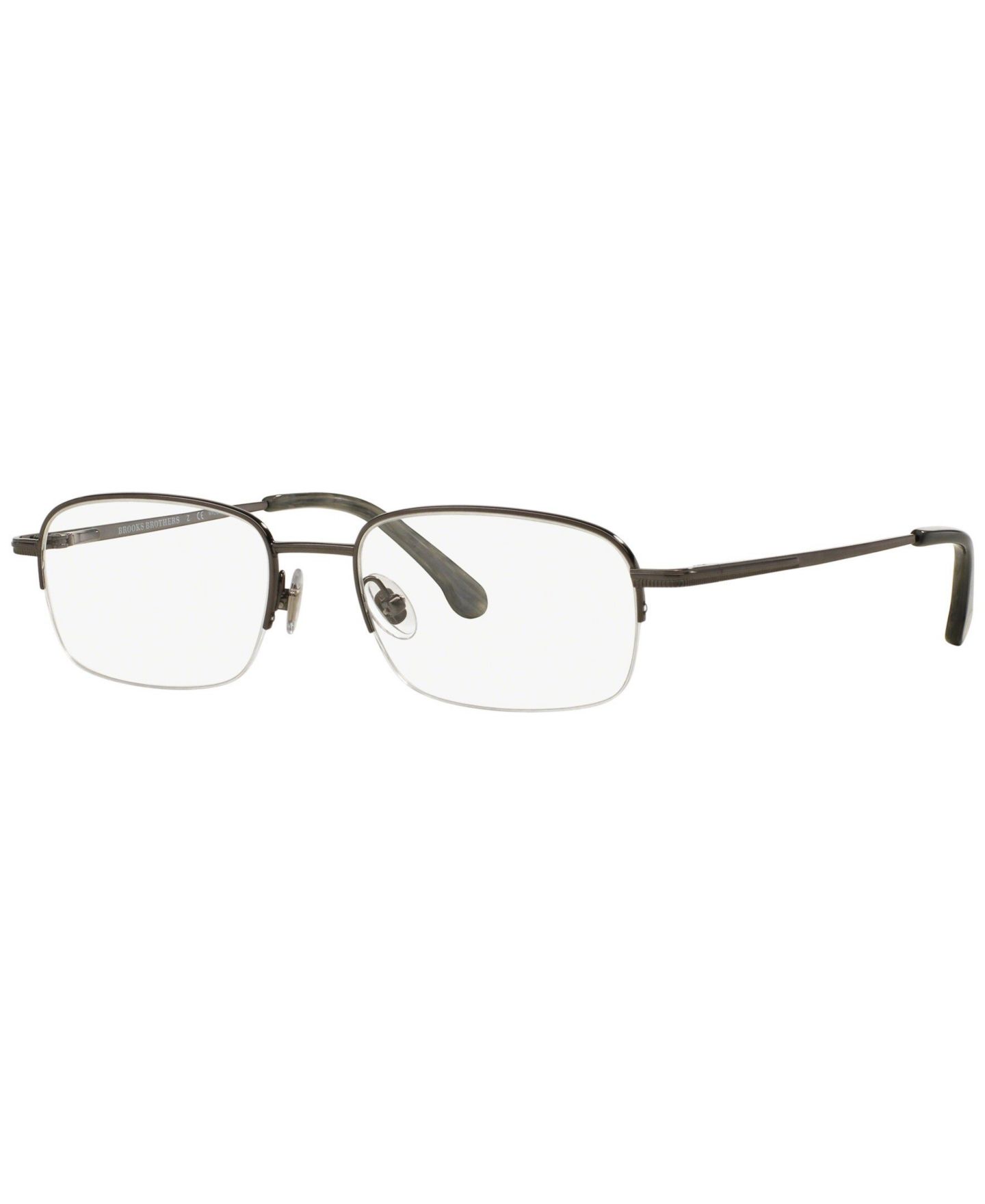 Мужские очки Brooks Brothers Man Pillow Titanium BB 487T Eyeglasses, цвет: Тёмный графитовый металлик — фото 1