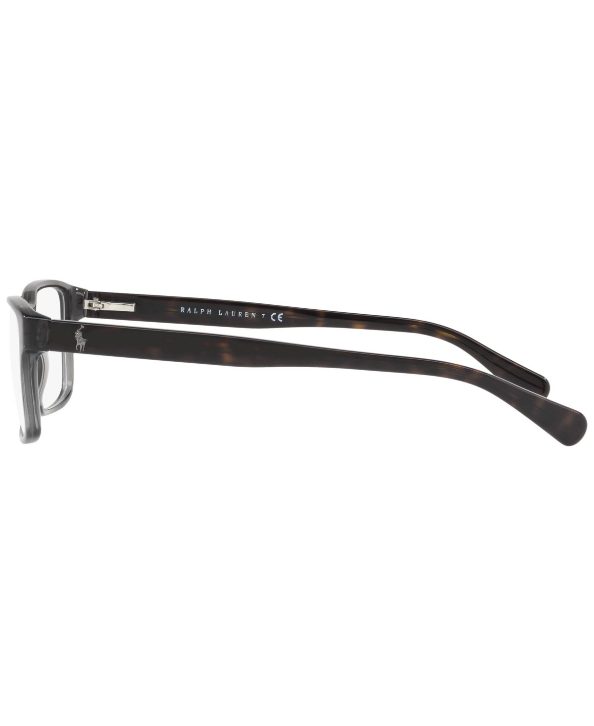 Polo Ralph Lauren Ph2123 Men's Rectangle Eyeglasses In Black Crystal