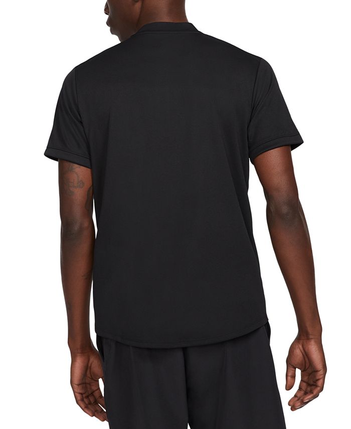 Nike Men's NikeCourt Dri-FIT Tennis Henley Shirt & Reviews - Activewear ...