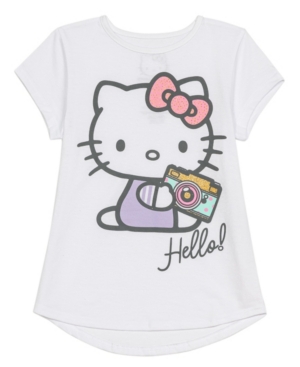 Little Girls Hello Kitty Camera Tee