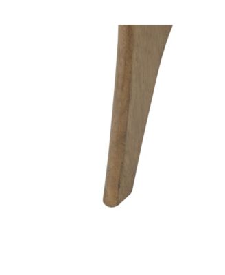 Blaze Triangle Wood Side Table