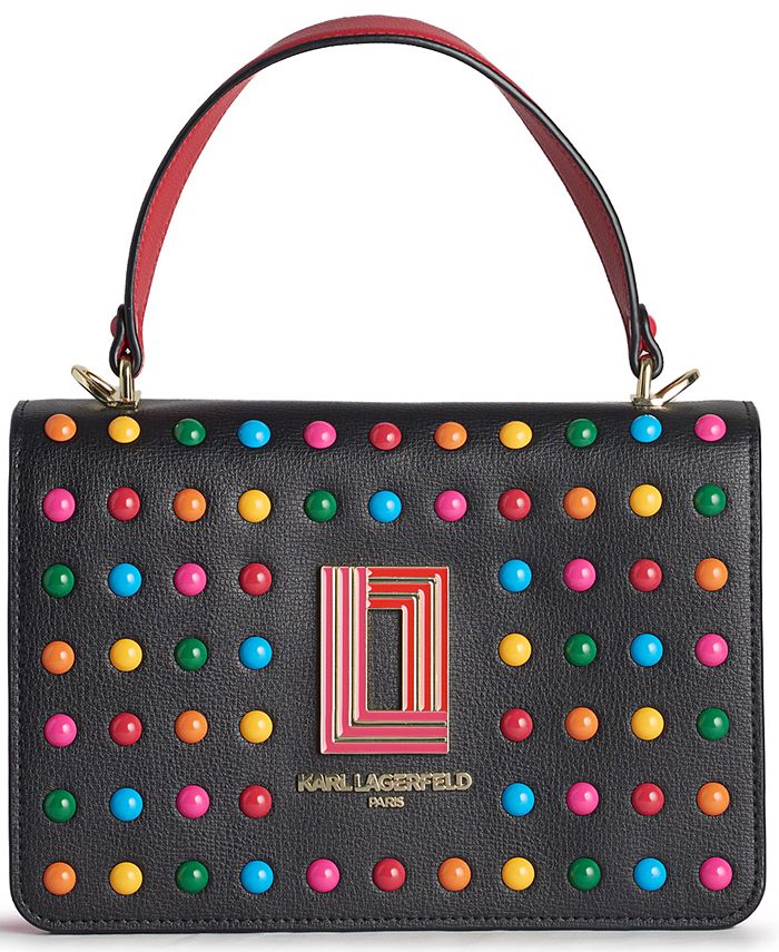 Karl Lagerfeld Paris Simone Flap Crossbody & Reviews Handbags