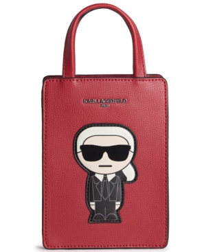 Karl Lagerfeld Paris Corrine Faux Leather Convertible Shoulder Bag 