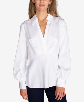 macys cotton blouses
