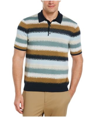 short sleeve polo sweater