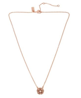 coach flower necklace