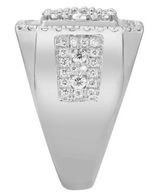 Men's Diamond Cluster Ring (3 ct. t.w.) in 10k Yellow, White or Rose Gold