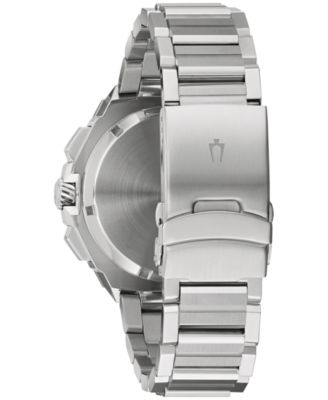 Men's Chronograph Precisionist X Stainless Steel Bracelet Watch 44.5mm