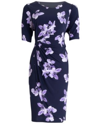 Connected Floral-Print Sheath Dress - Macy's
