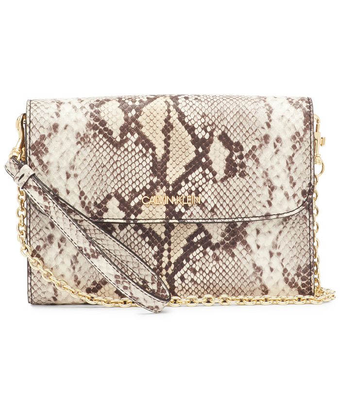 Calvin Klein Hailey Wallet On A Chain Convertible Crossbody Macy's