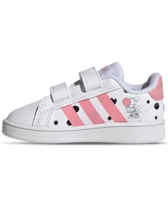 adidas Essentials Toddler Girls Minnie Mouse Grand Court Stay-Put Casual Sneakers from Finish Line