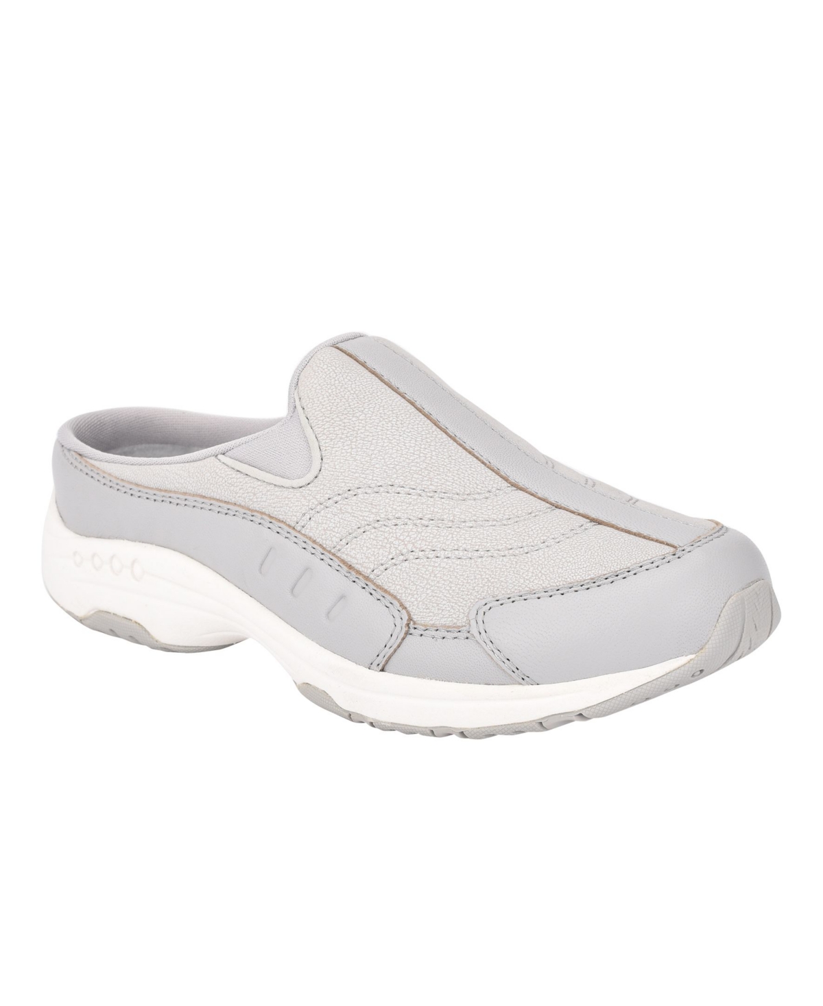 Easy Spirit Traveltime Clog Sneaker In Light Gray