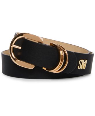 Women's Multi D-Ring Keeper Belt with Gold Hardware