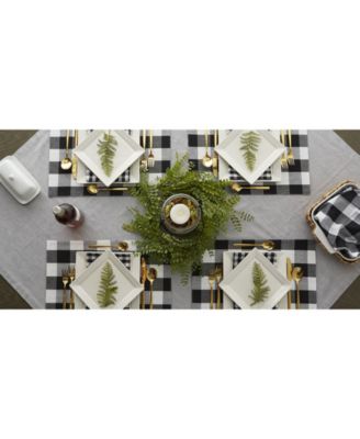 Reversible Gingham - Buffalo Check Placemat Set