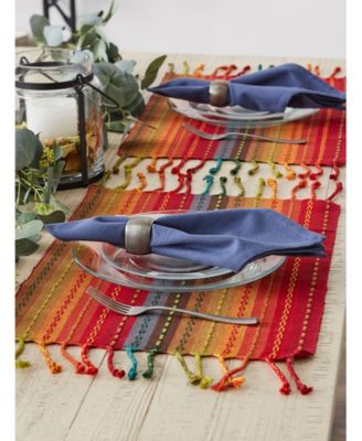 Stripe with Fringe Placemat, Set of 6