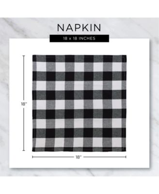 Check Fringed Napkin, Set of 6