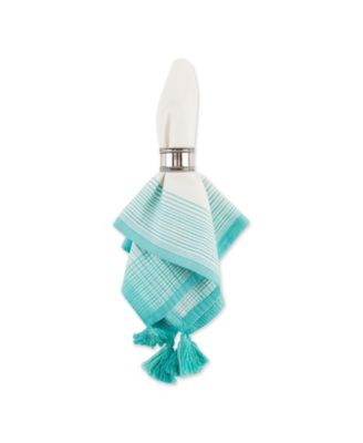 Variegated Stripe with Tassel Napkin, Set of 6