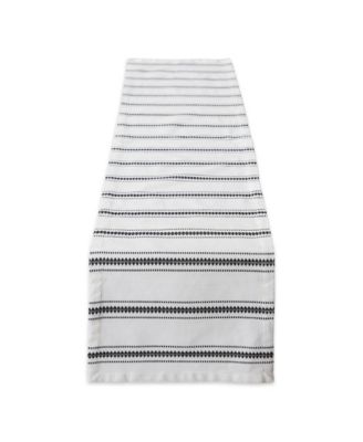 Zig Dobby Stripe Table Runner
