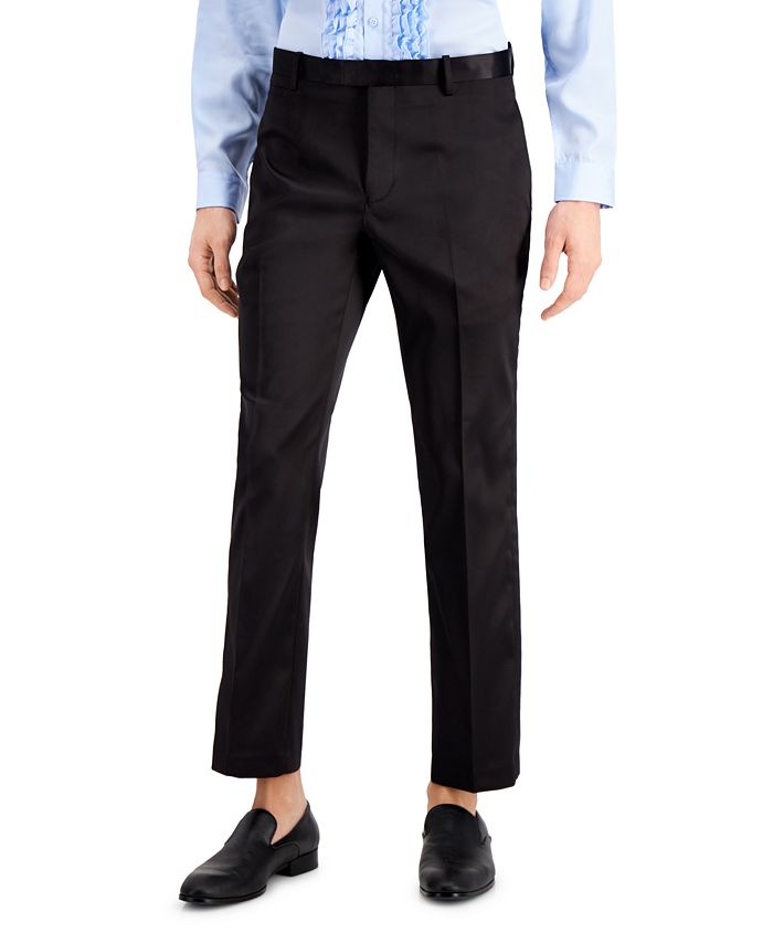 INC International Concepts Men's Slim-Fit Tuxedo Pants, Created for ...