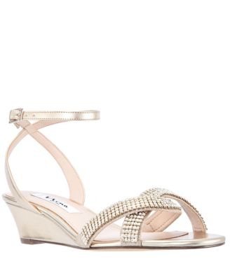 nina wedge wedding shoes