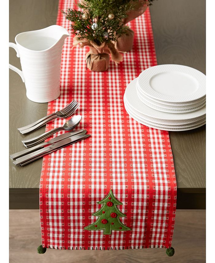 Design Imports Kitchen and Table Top Jolly Tree Collection Table Runner ...