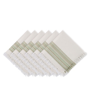 Design Import Fringed Stripe Table Toppers 20