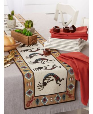 Kokopelli Tapestry Table Runner 13" x 72"